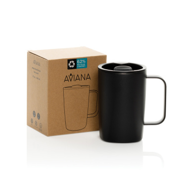 Logo trade promotional merchandise photo of: Aviana™ Rowan RCS Recycled Mug 450 ML
