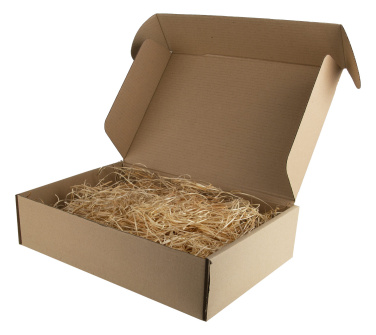 Logo trade promotional giveaways image of: Cardboard box - 29,5 x 16,5 x 8 cm