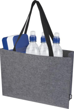 Logotrade promotional gift picture of: Felta GRS recycled felt gusset tote bag 20L