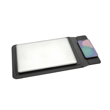 Logo trade promotional products image of: Swiss Peak 15W magnetic charging laptop sleeve 14-15,6"