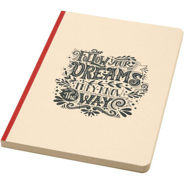 Logo trade corporate gift photo of: Liliana A5 sugarcane and RPET soft cover notebook