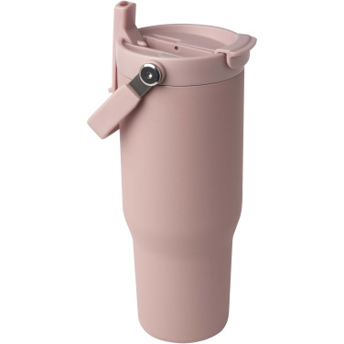 Logotrade corporate gift picture of: Bronx 900 ml RCS recycled stainless steel copper vacuum insulated tumbler with dual function lid