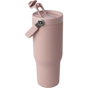 Logo trade promotional gifts picture of: Bronx 900 ml RCS recycled stainless steel copper vacuum insulated tumbler with dual function lid
