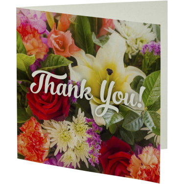 Logo trade promotional items image of: Herald square greeting card