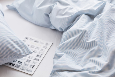 Logo trade promotional items picture of: VINGA Montgomery premium cotton bed linen, 4 pcs set