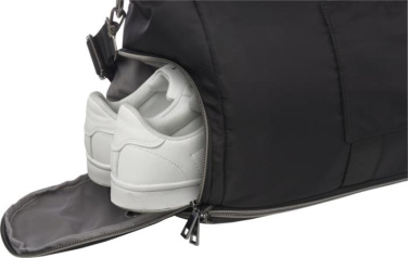 Logo trade promotional merchandise photo of: Rhine GRS recycled expandable duffel bag 35L