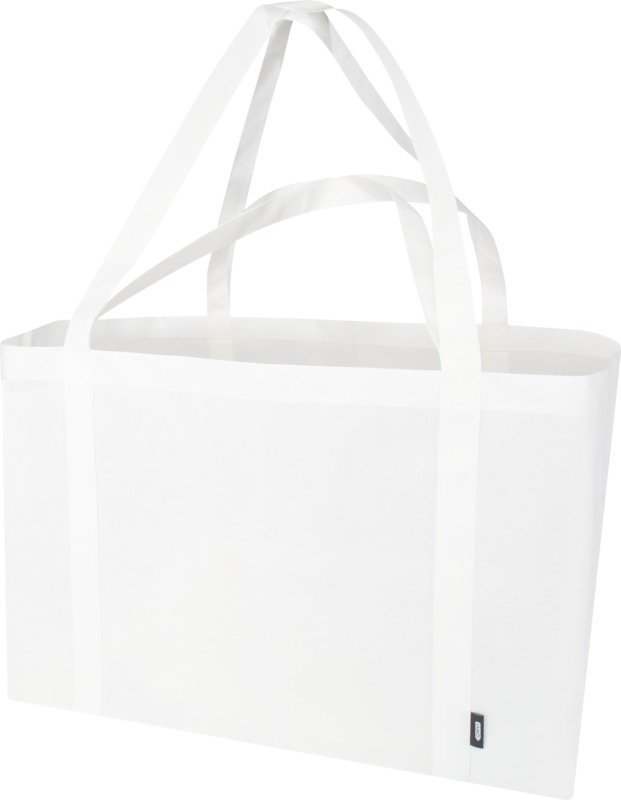Logotrade advertising product picture of: Jumbo GRS recycled non-woven extra large tote bag 65L