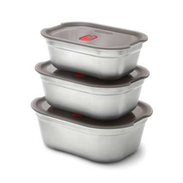 Logo trade advertising product photo of: Black+Blum Mealprep Box 3pcs Set Small, Medium, Large