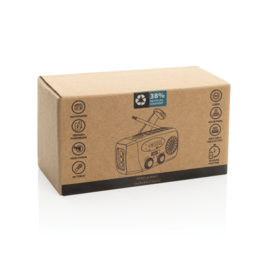 Logotrade promotional giveaway image of: RescueWave RCS recycled plastic emergency radio