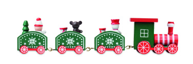 Logotrade promotional giveaway picture of: Wooden Christmas train