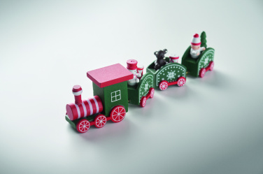 Logotrade business gift image of: Wooden Christmas train
