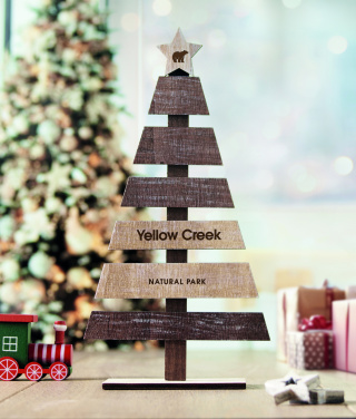 Logo trade advertising products picture of: Wooden Christmas tree