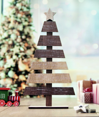 Logo trade promotional gift photo of: Wooden Christmas tree