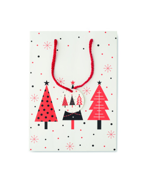 Logo trade business gift photo of: Gift paper bag medium