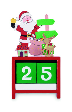Logo trade promotional items image of: Christmas countdown calendar