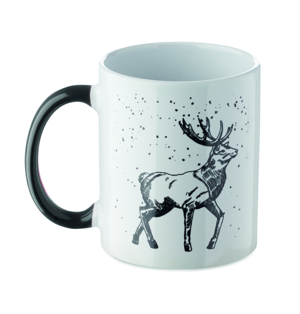 Logo trade promotional giveaway photo of: Seasonal ceramic mug 300ml