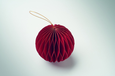 Logo trade promotional giveaway photo of: Foldable  XMAS bauble hanger