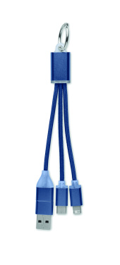 Logo trade promotional products image of: 4 in 1 charging cable type C