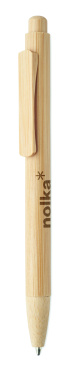 Logotrade promotional items photo of: Bamboo automatic ball pen