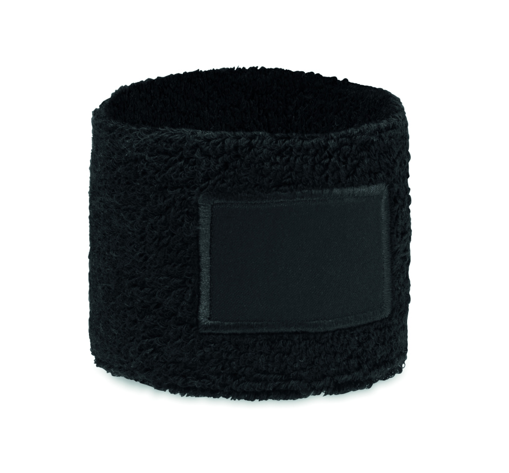 Logo trade promotional items image of: Wristband in polycotton