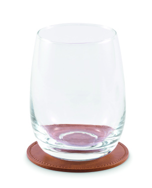 Logotrade promotional merchandise photo of: Round coaster in PU
