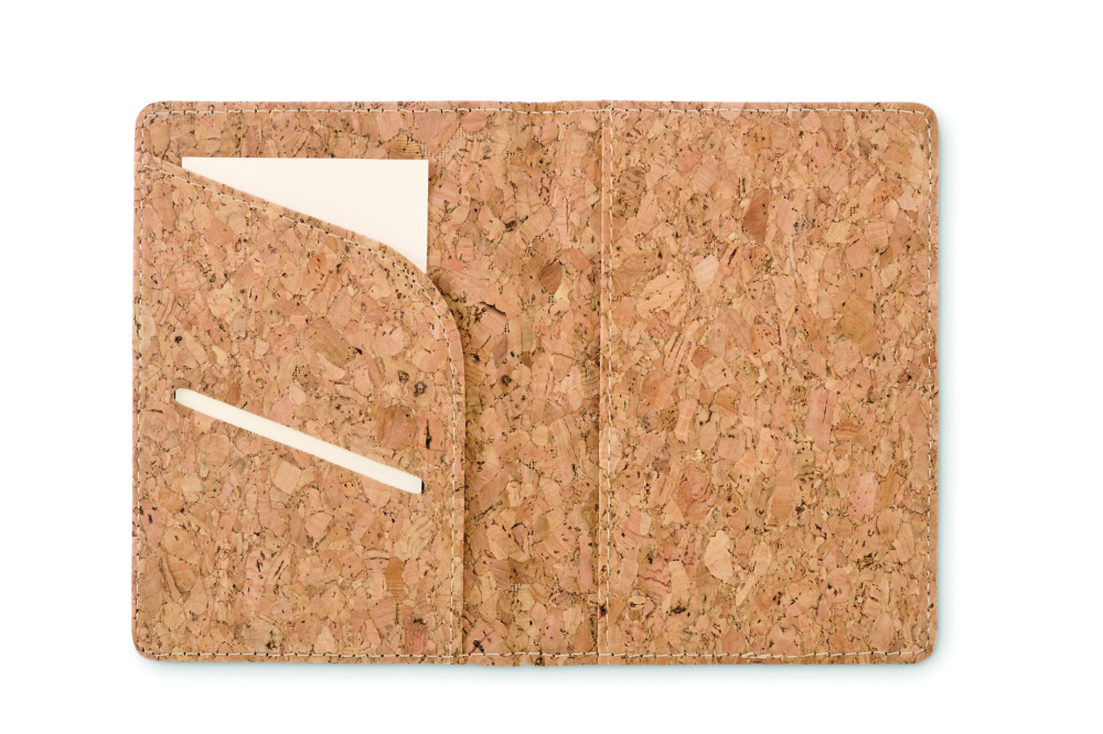 Logo trade advertising products picture of: Cork passport holder