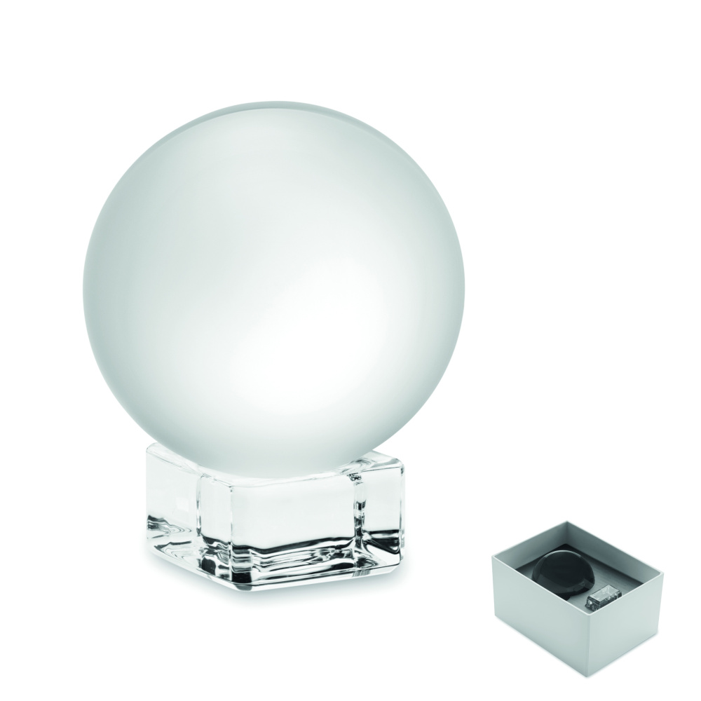 Logotrade business gifts photo of: Glass round award