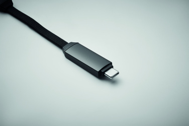 Logo trade promotional giveaways picture of: 60W charging cable keyring