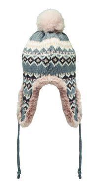 Logo trade promotional gifts picture of: Knitted beanie with ear flap