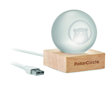Logotrade business gifts photo of: LED glass ball