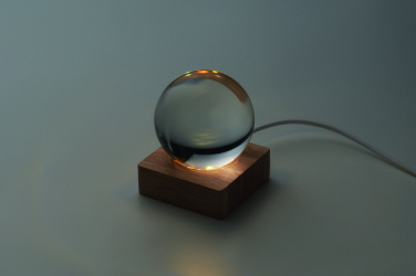 Logo trade promotional merchandise photo of: LED glass ball