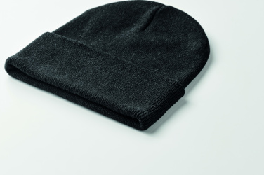 Logotrade promotional product picture of: Knitted beanie with cuff