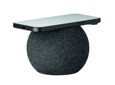 Logo trade promotional merchandise photo of: 15W wireless charger speaker