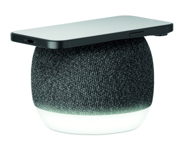 Logo trade business gifts image of: 15W wireless charger speaker