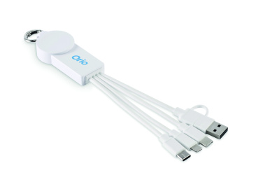 Logotrade promotional gift image of: 2 in 1 charging cable type-C