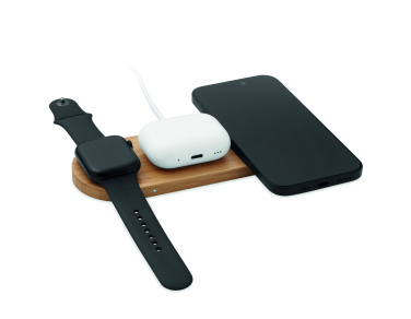 Logotrade advertising products photo of: 3 in 1 15W wireless charger