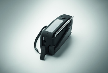 Logo trade promotional products picture of: Portable radio SOS with LED torch