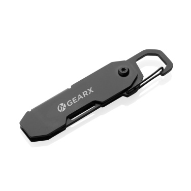 Logotrade promotional item image of: Gear X foldable EDC tool with carabiner and parcel cutter
