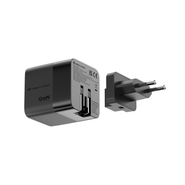 Logotrade promotional merchandise image of: Urban Vitamin Mendocino 65W GaN charger retractable cable