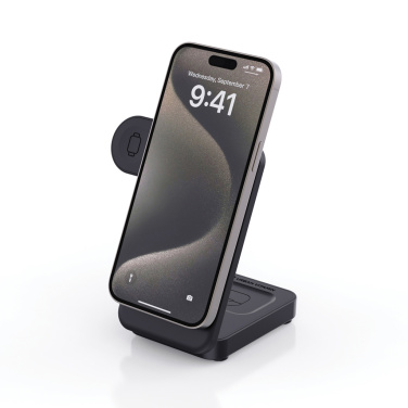 Logotrade corporate gifts photo of: Urban Vitamin Arcadia RCS rplastic 15W 3in1 magnetic charger