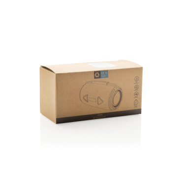 Logo trade promotional merchandise image of: Prisma RCS recycled plastic IPX 4 waterpoof 16W speaker