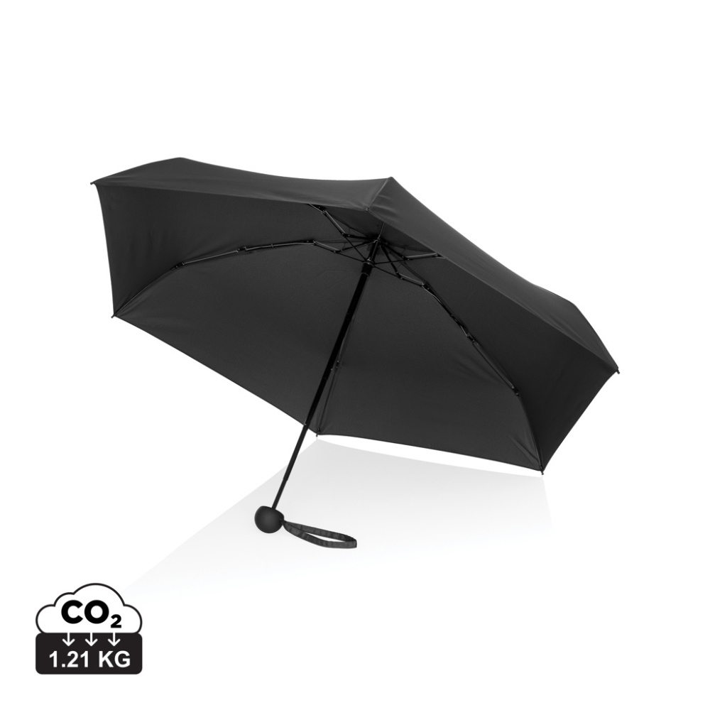 Logotrade promotional giveaway picture of: 19.5" Aware™ RPET super mini manual 190T Pongee umbrella