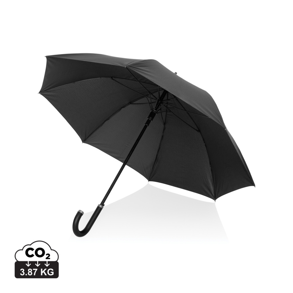 Logotrade promotional gift picture of: Swiss Peak Vero Aware™ RPET 25” umbrella w luxe handle