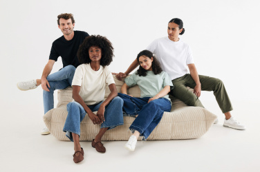 Logotrade business gift image of: IQONIQ Nikko heavyweight recycled cotton t-shirt