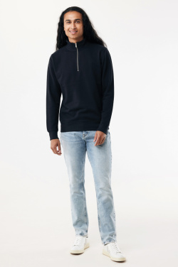 Logotrade promotional gift picture of: IQONIQ Elgon recycled cotton quarter zip sweater