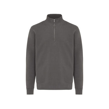 Logo trade promotional gifts image of: IQONIQ Elgon recycled cotton quarter zip sweater