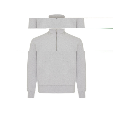 Logo trade promotional merchandise photo of: IQONIQ Elgon recycled cotton quarter zip sweater