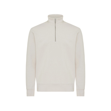 Logo trade advertising products picture of: IQONIQ Elgon recycled cotton quarter zip sweater