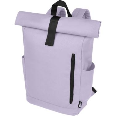Logotrade promotional item picture of: Byron 15.6" GRS RPET roll-top backpack 18L