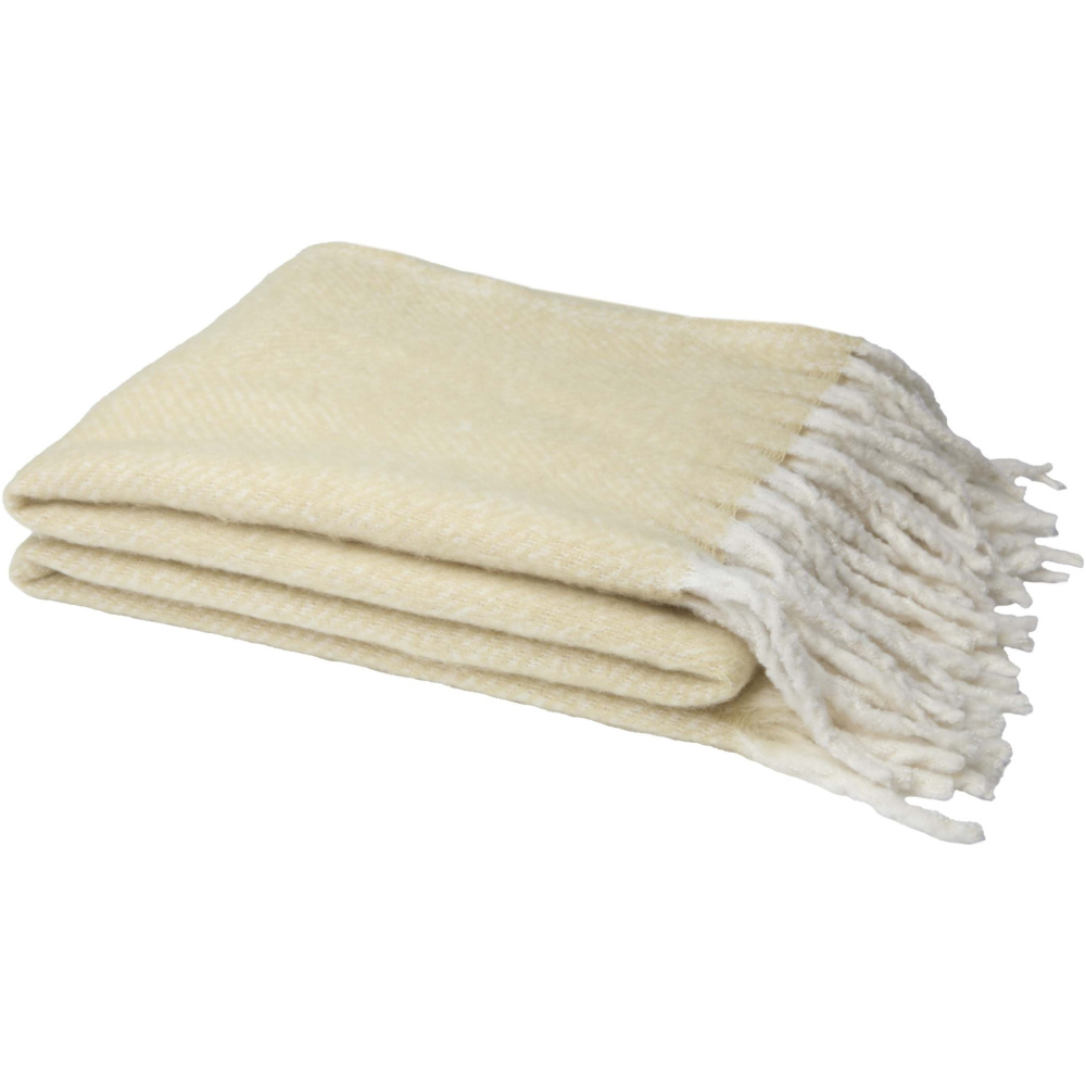 Logo trade promotional merchandise picture of: Dolly GRS recycled blanket